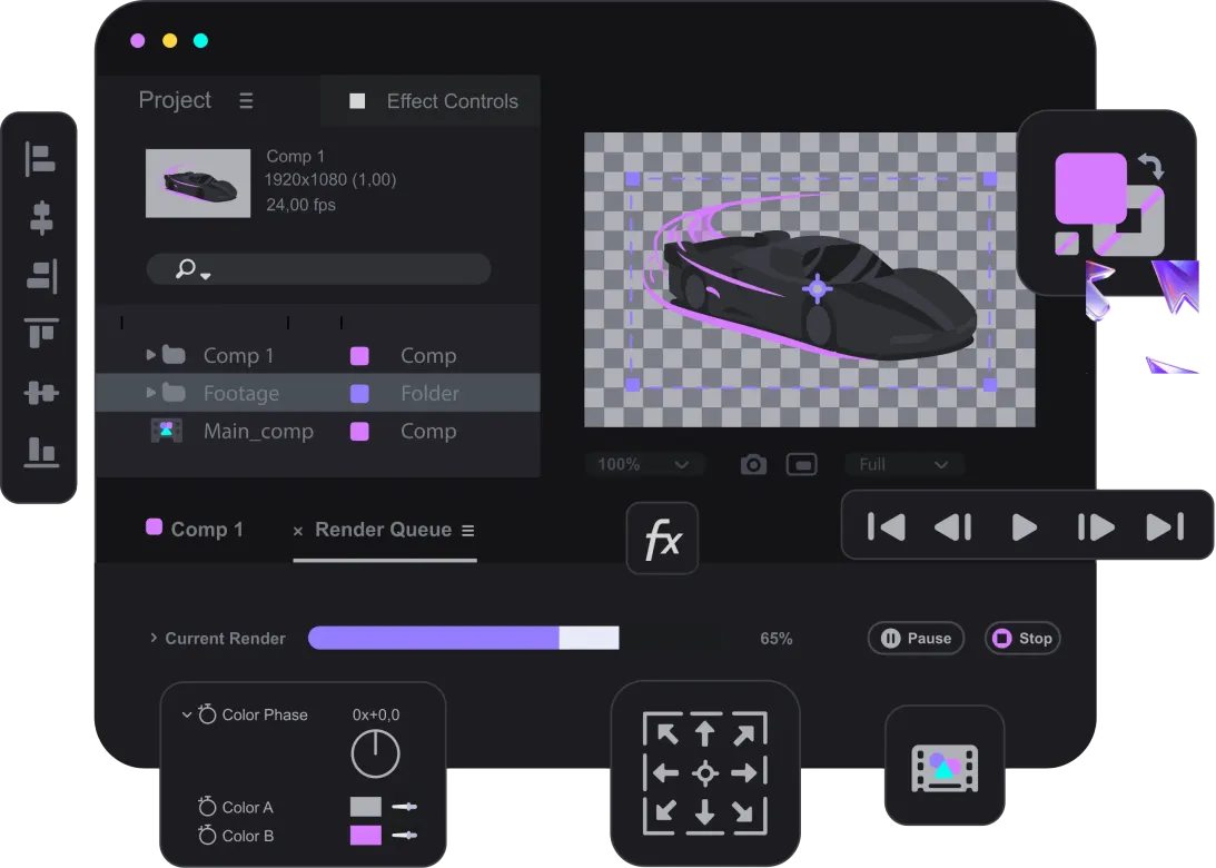 After Effects UI